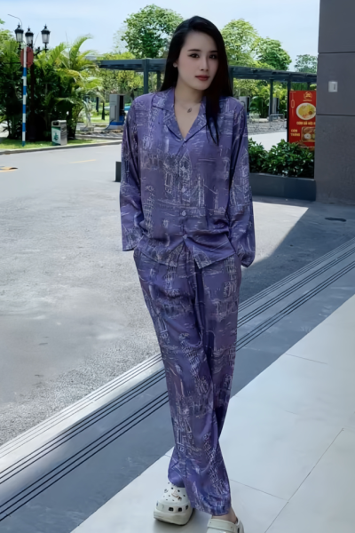 “Twilight Verona”  long-sleeve Pajama Set