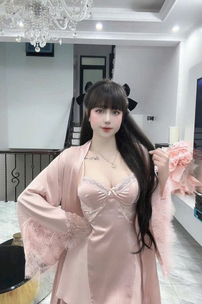 Premium Silk Sleepwear Set (including slip dress and robe)